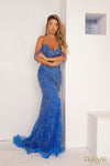 Prom Dresses Long Prom Bodycon Dress Royal Crystal