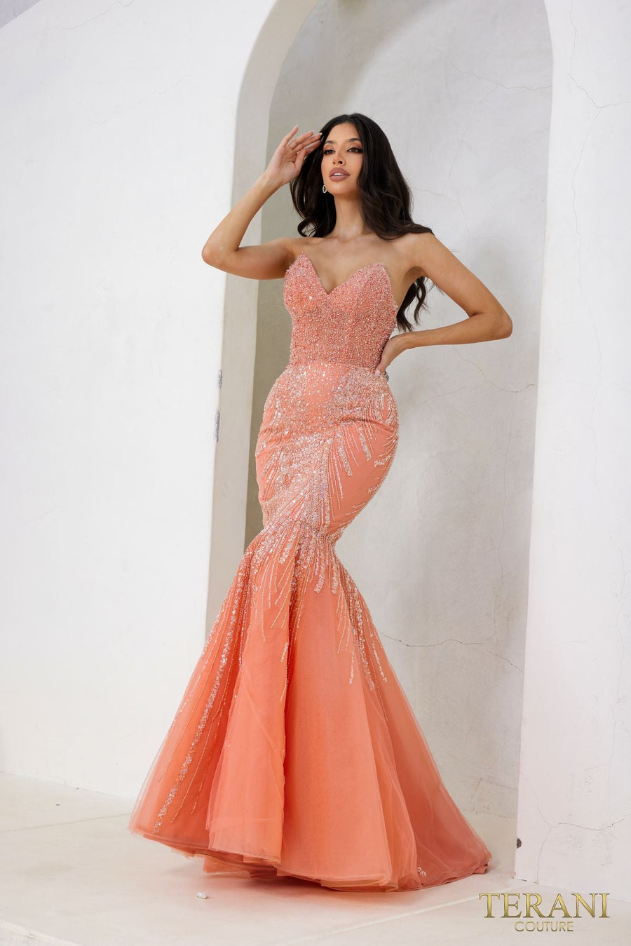 Prom Dresses Long Mermaid Prom Dress Orange