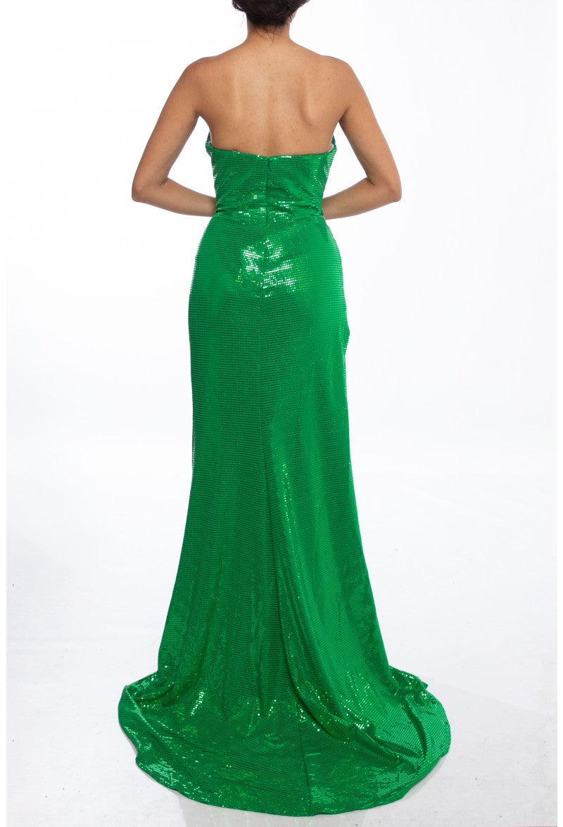 Prom Dresses Bodycon Long Sequins Prom Dress Emerald