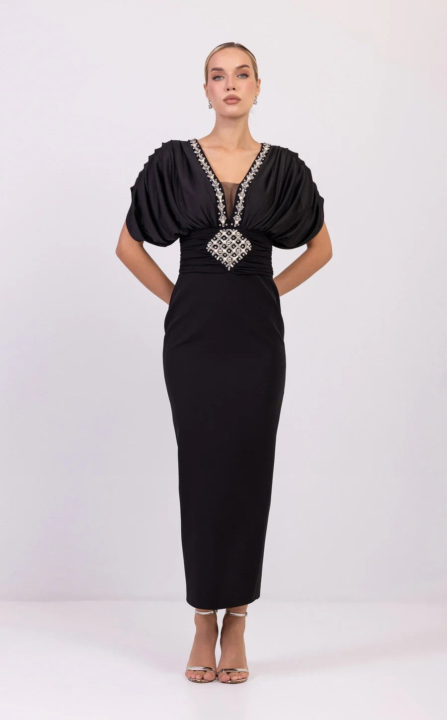 Formal Dresses Long Formal Fitted Dress Black