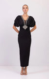 Formal Dresses Long Formal Fitted Dress Black