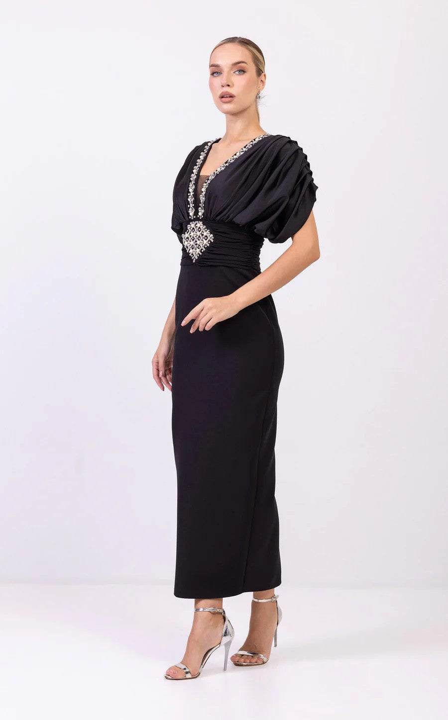 Formal Dresses Long Formal Fitted Dress Black