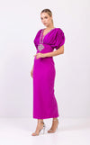 Formal Dresses Long Formal Fitted Dress Fuchsia