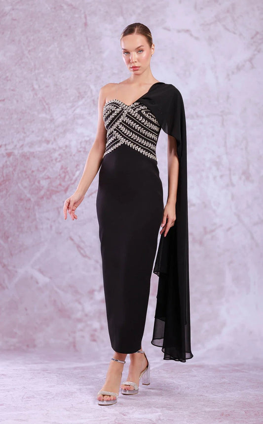 Prom Dresses Fitted Long Formal Prom Dress Black