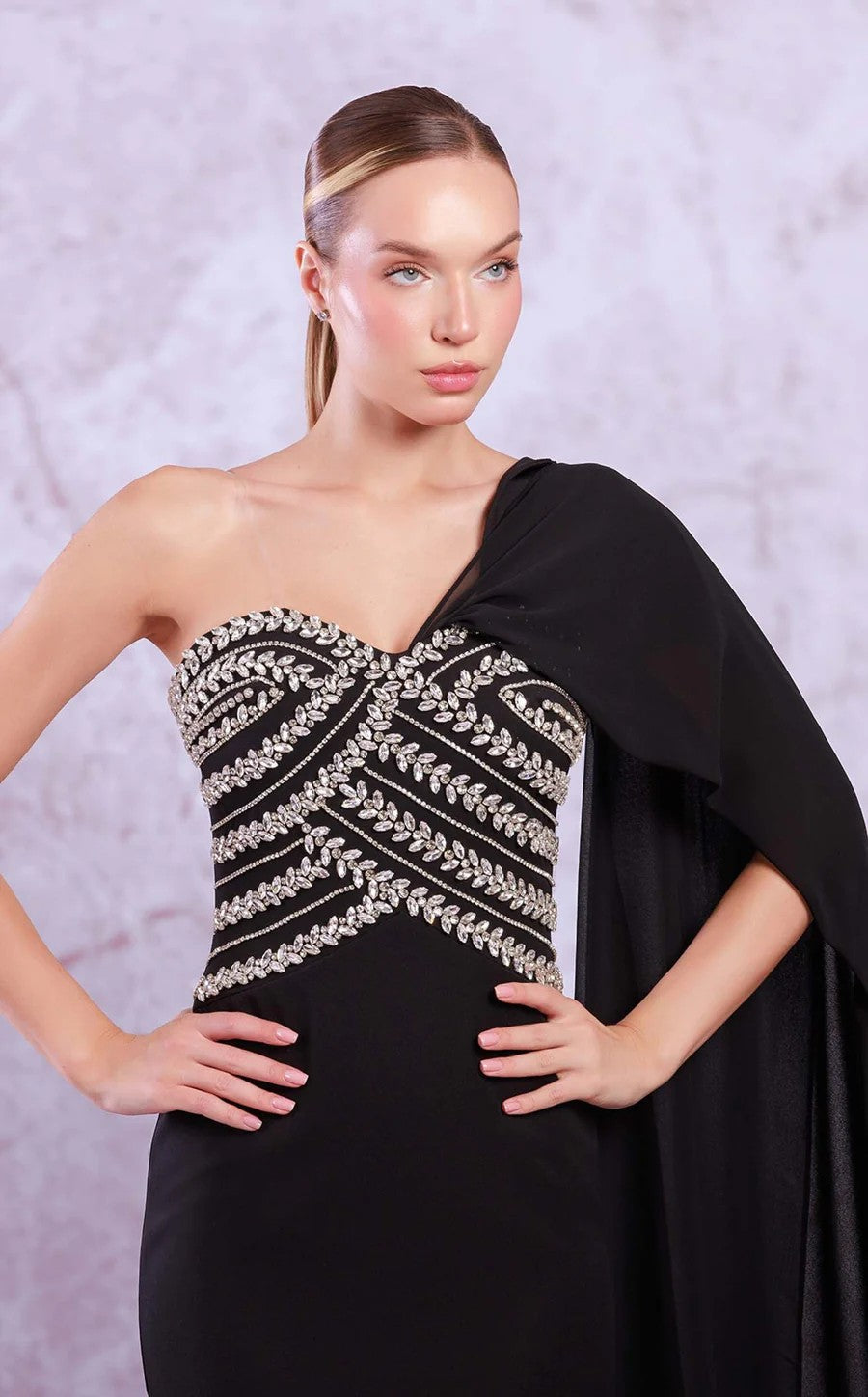 Prom Dresses Fitted Long Formal Prom Dress Black