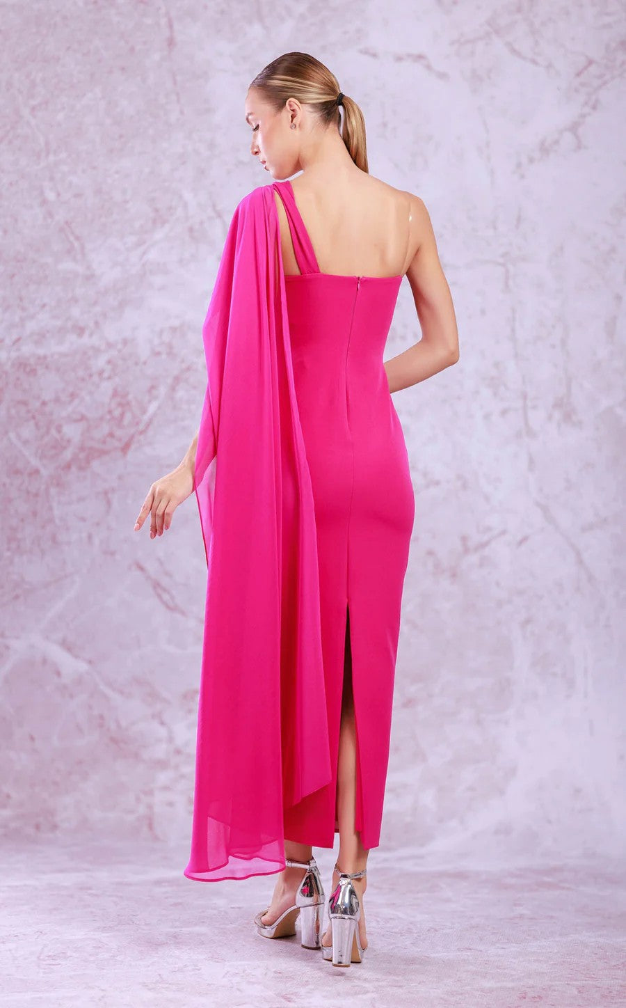 Prom Dresses Fitted Long Formal Prom Dress Fuchsia