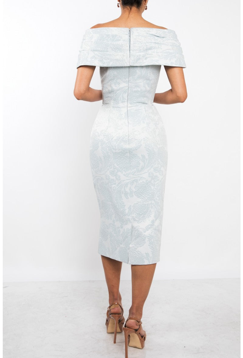 Cocktail Dresses  Fitted Short Cocktail Dress Light Blue