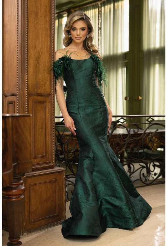 Prom Dresses Long Evening Floral Formal Prom Dress Pine