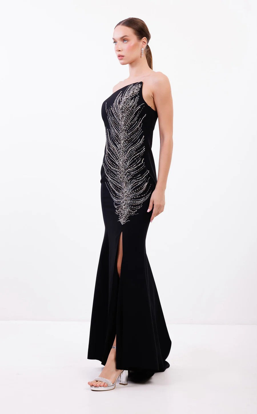 Prom Dresses Long Formal Prom Fitted Dress Black