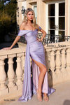 Prom Dresses Fitted Lomg Formal Evening Prom Dress Lavender Mist