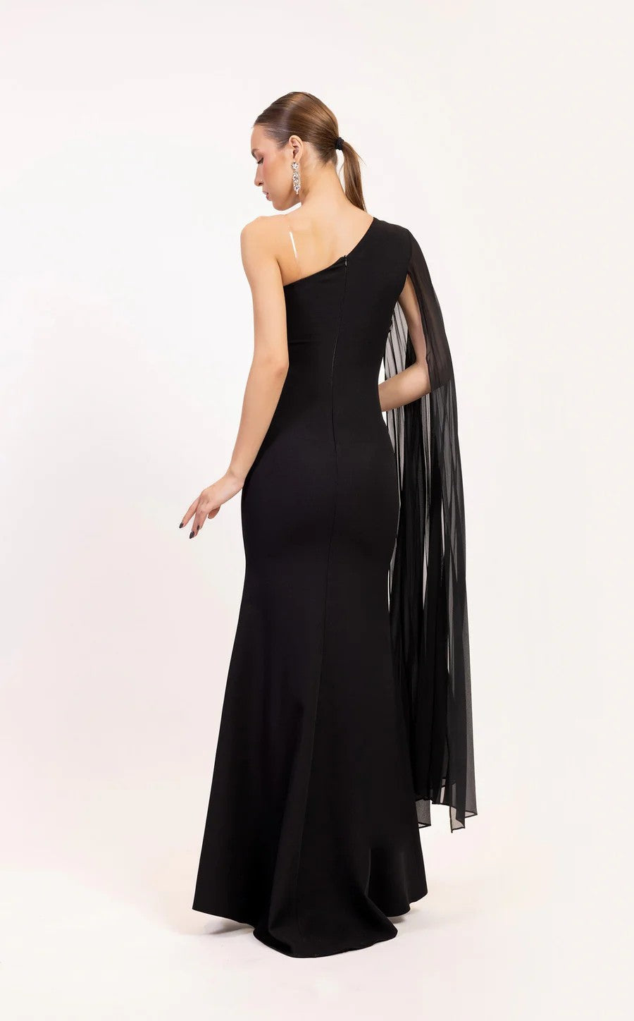 Prom Dresses Long Prom Formal Fitted Evening Dress Black