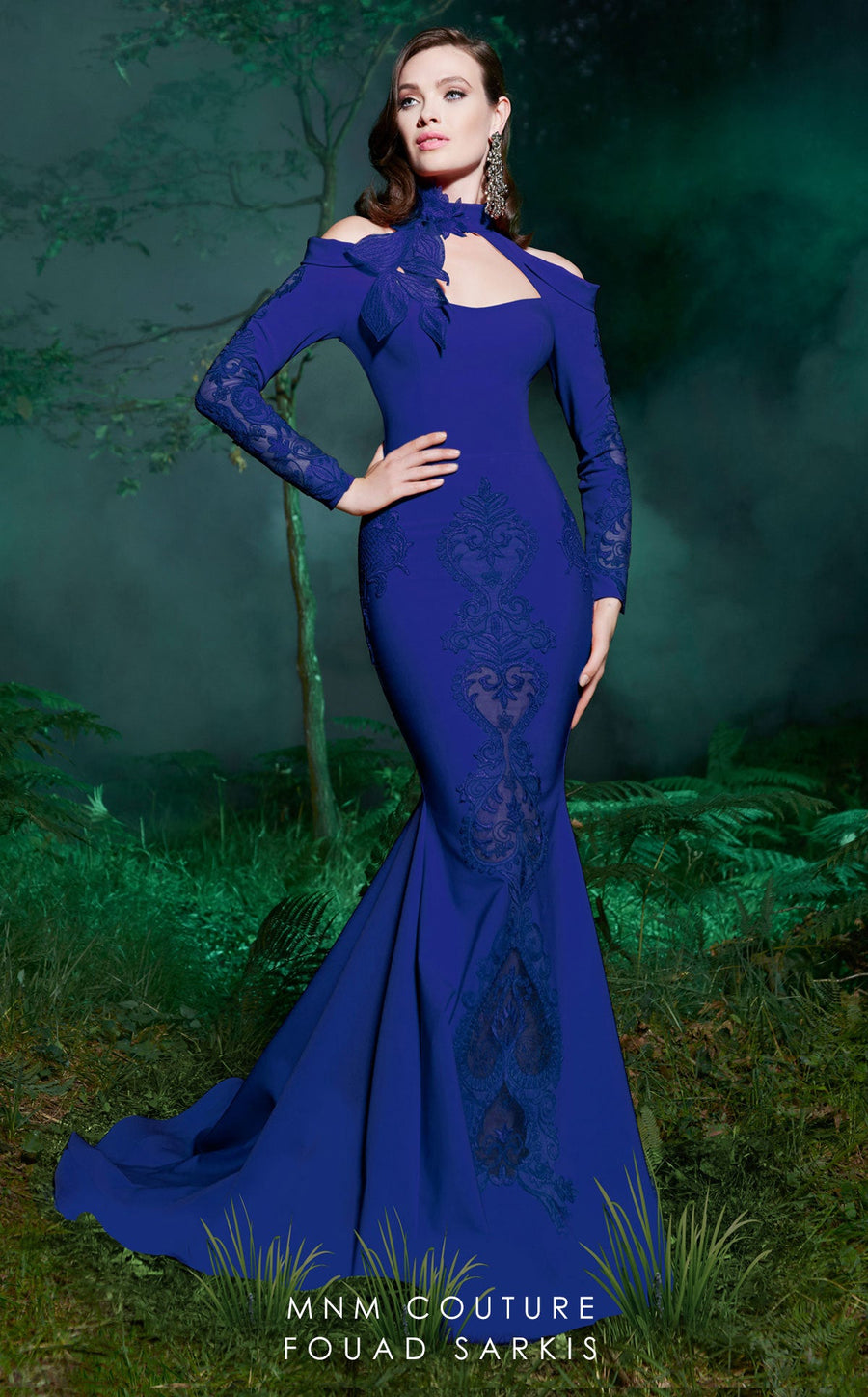 Formal Dresses Fitted Long Mermaid Formal Evening Dress Royal Blue