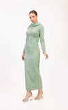Formal Dresses Long Sleeve Formal Evening Dress Mint