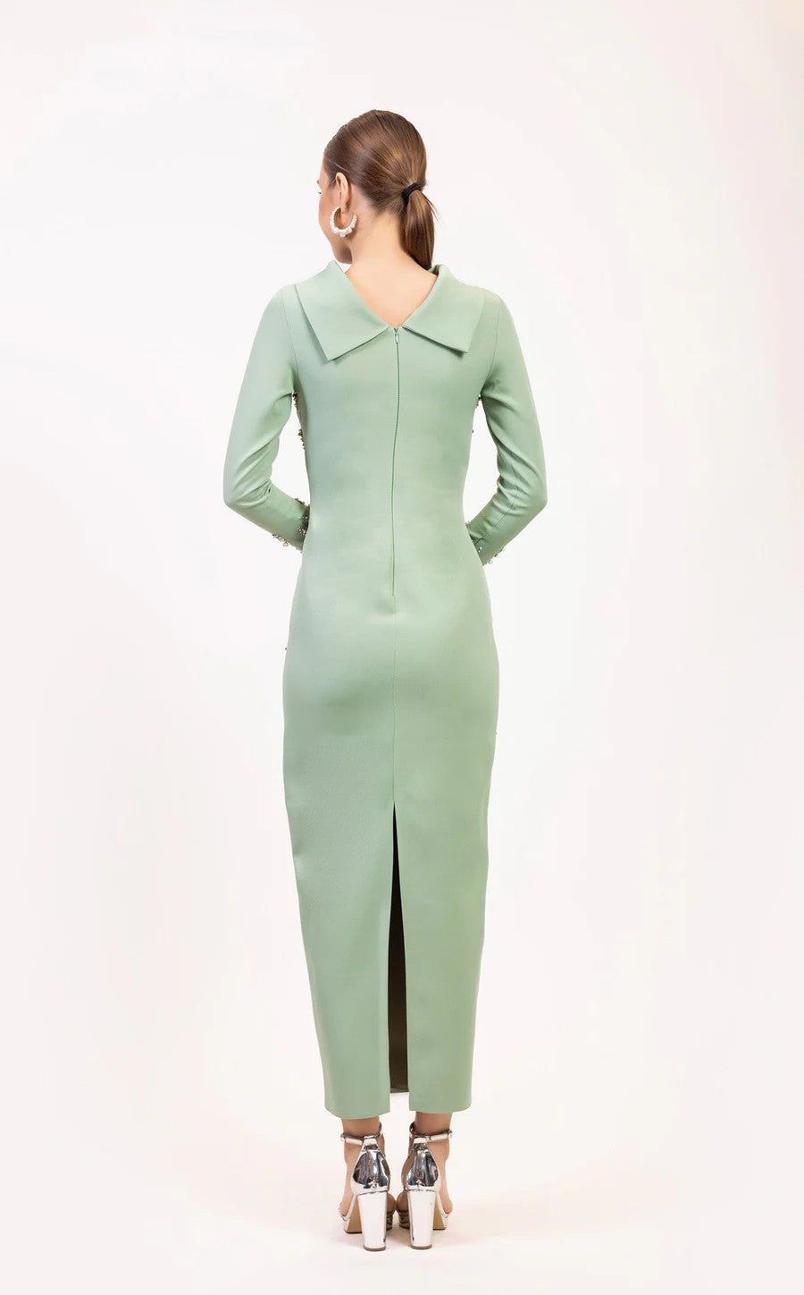 Formal Dresses Long Sleeve Formal Evening Dress Mint