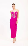 Prom Dresses Prom Long Formal Fitted Evening Dress Fuchsia