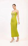 Prom Dresses Prom Long Formal Fitted Evening Dress Olive