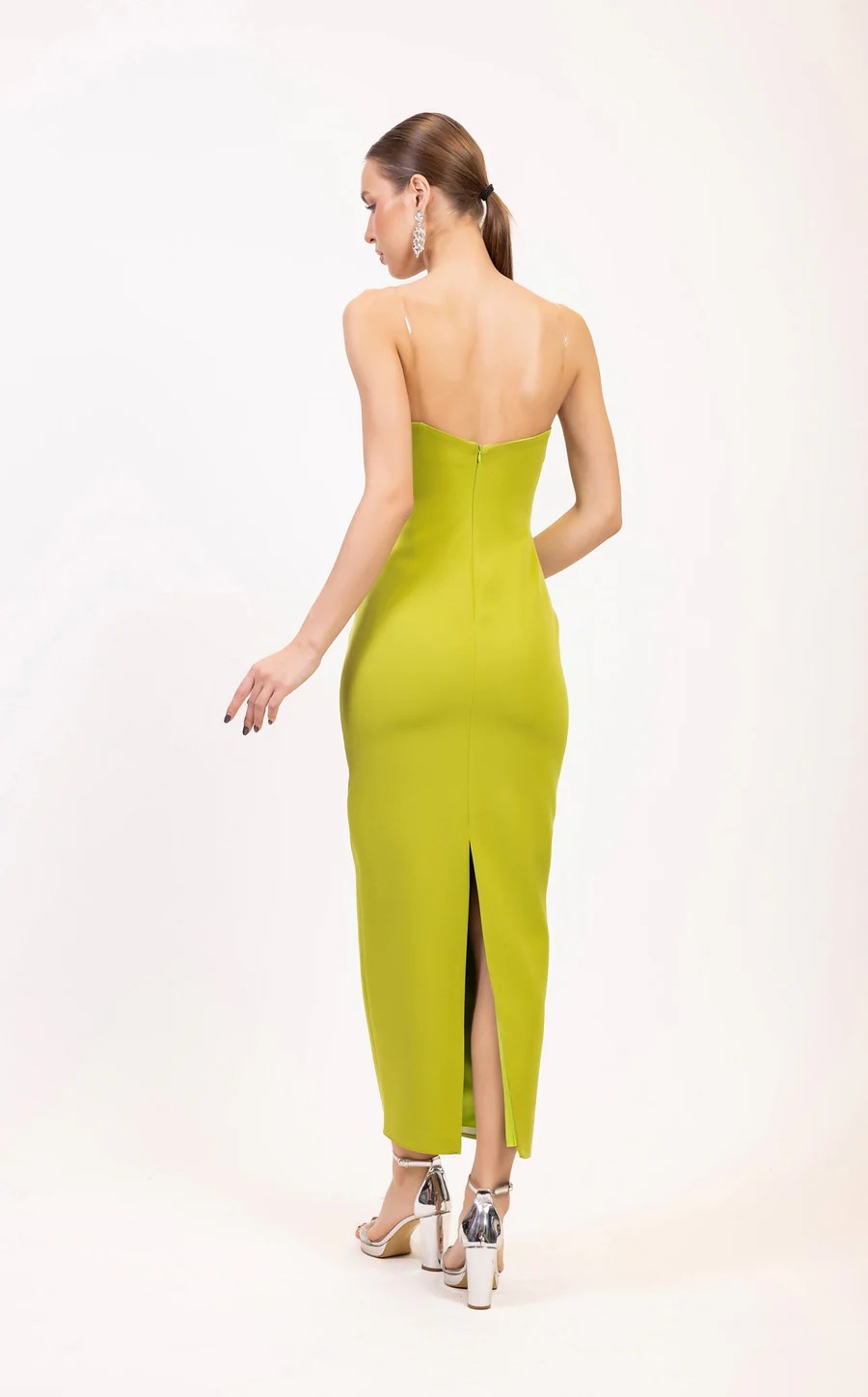 Prom Dresses Prom Long Formal Fitted Evening Dress Olive