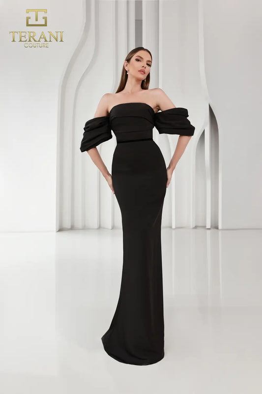 Formal Dresses Long Fitted Formal Evening Dress Black