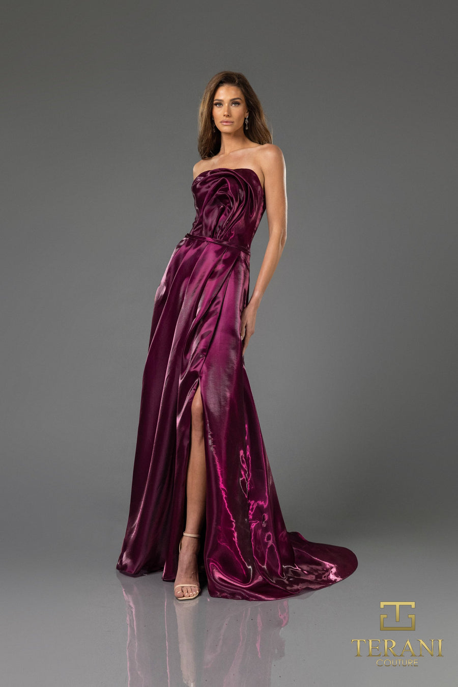 Formal Dresses Long Formal A Line Evening Prom Dress  Wine