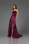 Formal Dresses Long Formal A Line Evening Prom Dress  Wine
