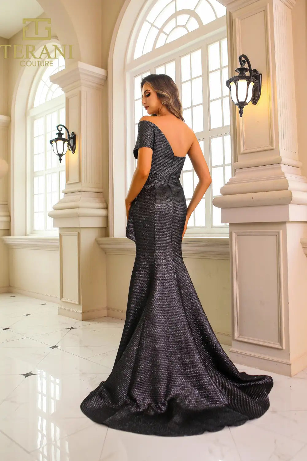 Formal Dresses Long Formal Fitted Evening Dress Steel