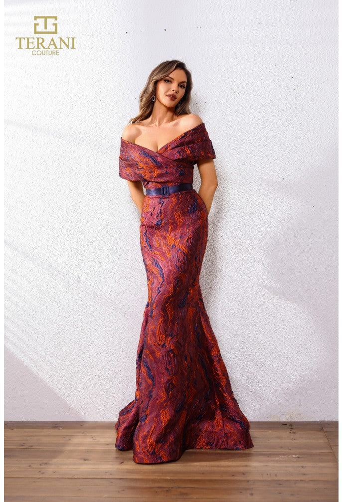Formal Dresses Pleated Long Formal Mermaid Evening Gown Clay