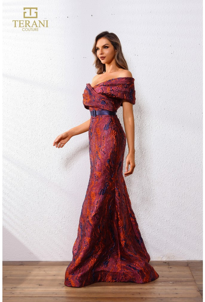 Formal Dresses Pleated Long Formal Mermaid Evening Gown Clay