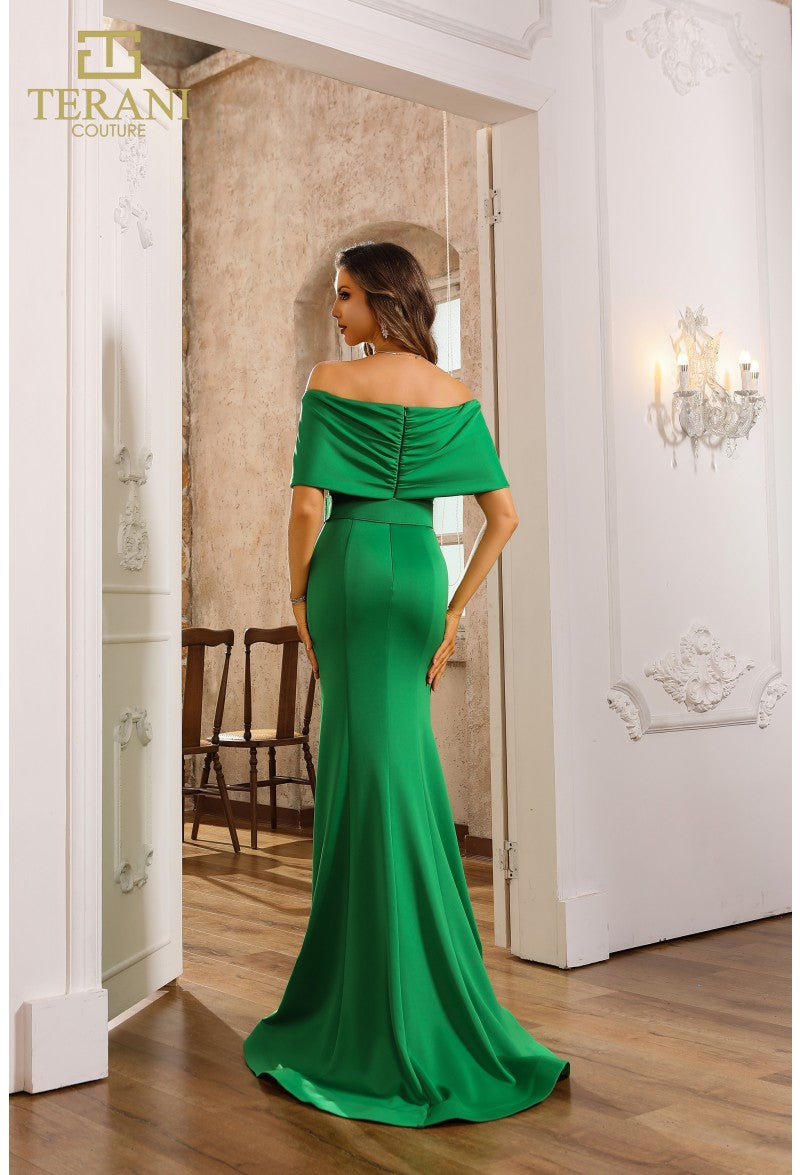Formal Dresses Long Fitted Evening Formal Dress Emerald