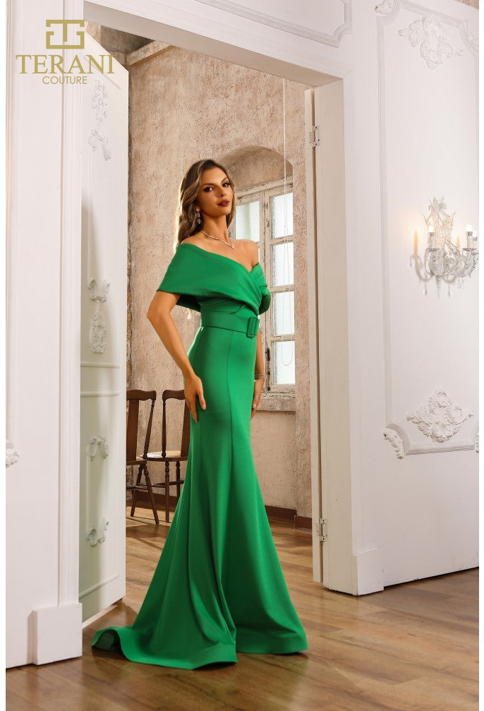 Formal Dresses Long Fitted Evening Formal Dress Emerald