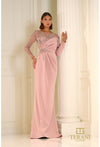 Mother of the Bride Dresses Long Sleeve Mother of the Bride Formal Dress Dusty Rose