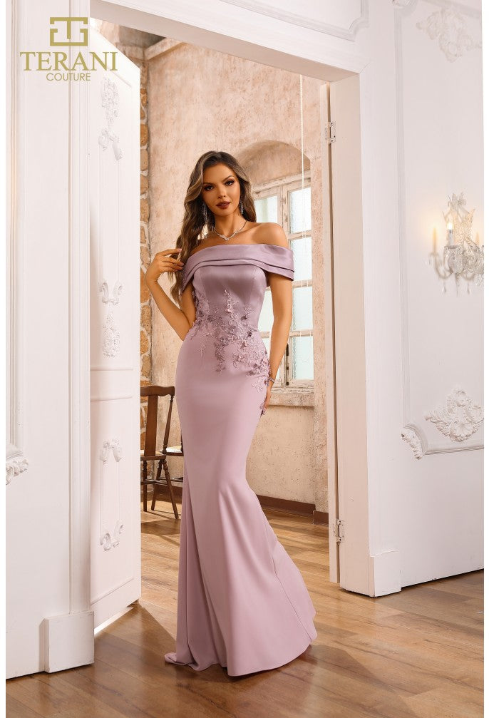 Formal Dresses Long Formal Fitted Evening Dress Rose Mauve