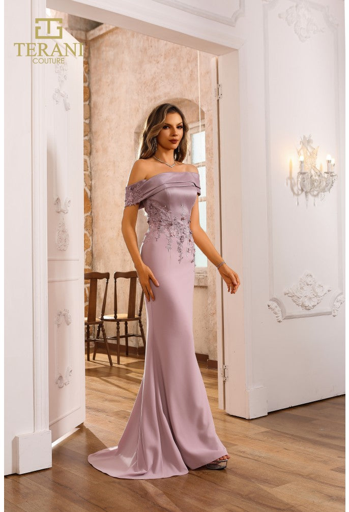 Formal Dresses Long Formal Fitted Evening Dress Rose Mauve