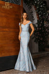 Formal Dresses Long Mermaid Beaded Formal Evening Dress Blue