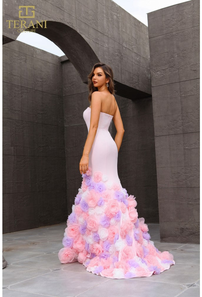 Prom Dresses Long Ruffle Mermaid Prom Dress Baby-Pink