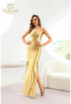 Prom Dresses Long Fitted Bodycon Formal Evening Prom Dress Gold