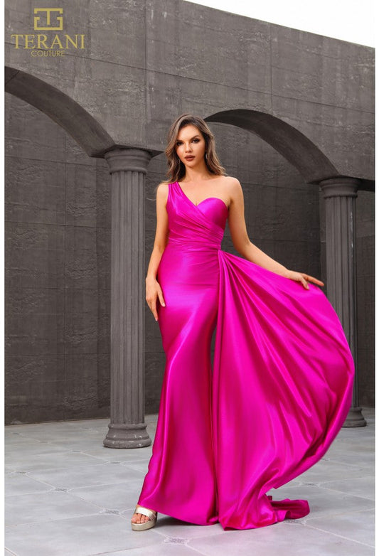Prom Dresses Mermaid Fit Long Formal Evening Prom Dress Magenta
