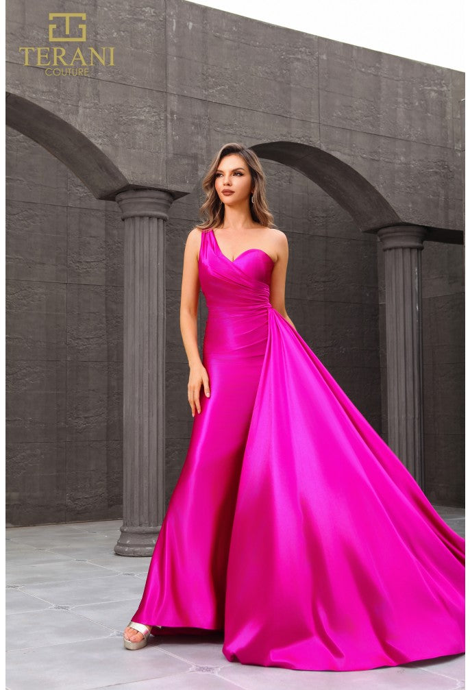 Prom Dresses Mermaid Fit Long Formal Evening Prom Dress Magenta