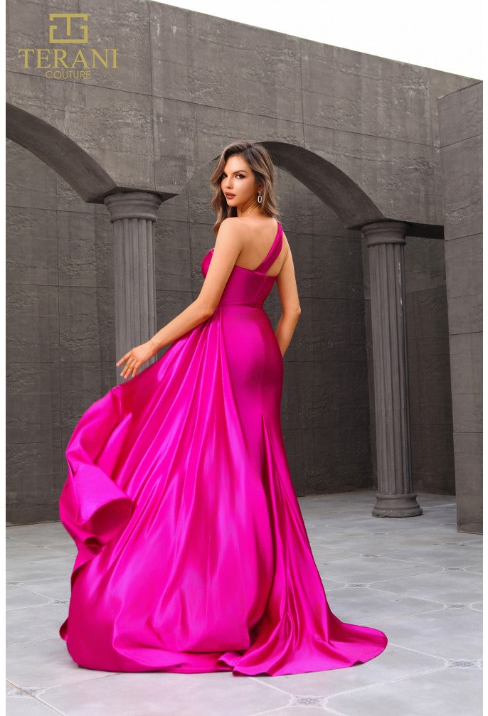 Prom Dresses Mermaid Fit Long Formal Evening Prom Dress Magenta