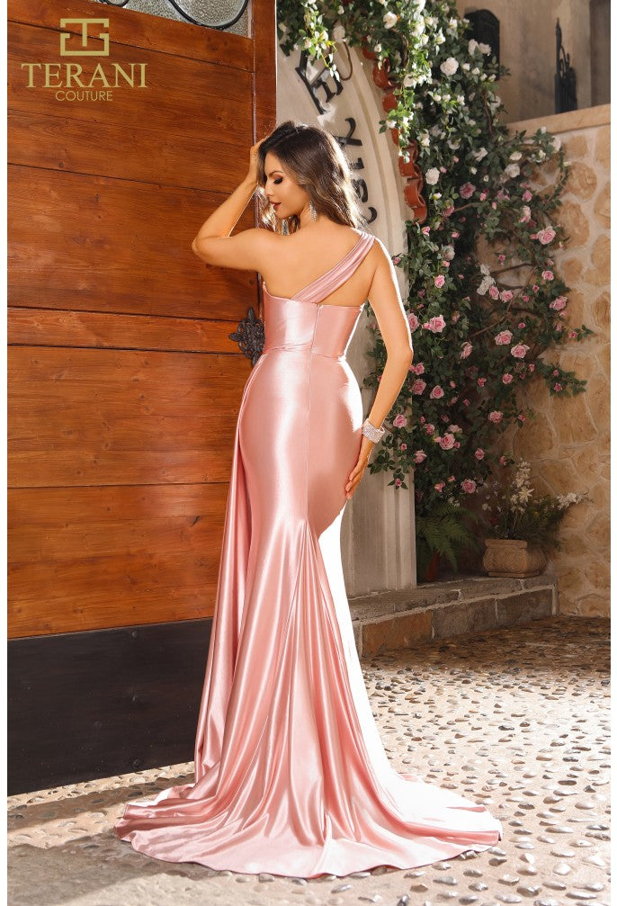 Prom Dresses Mermaid Fit Long Formal Evening Prom Dress Blush