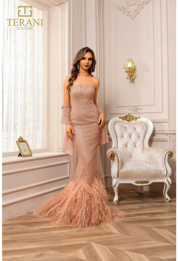 Prom Dresses Long Mermaid Formal Prom Dress Blush