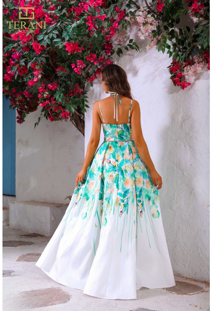 Prom Dresses Long Floral Multi Formal Prom Dress Ivory Multi