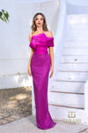 Formal Dresses Long Formal Sequin Evening Dress Fuchsia