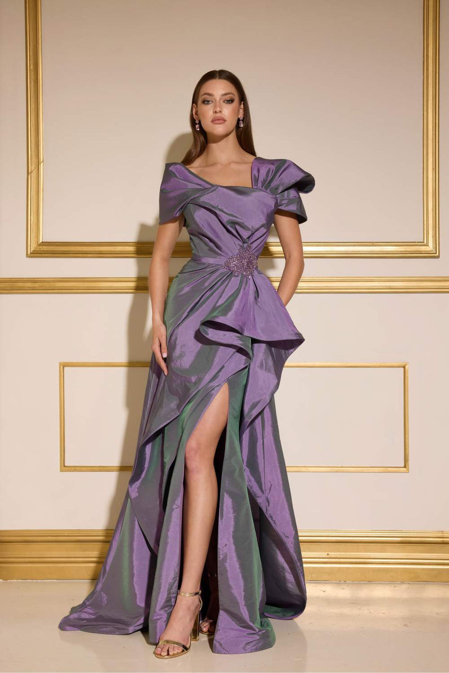 Formal Dresses Long Formal Slit Evening Dress Purple