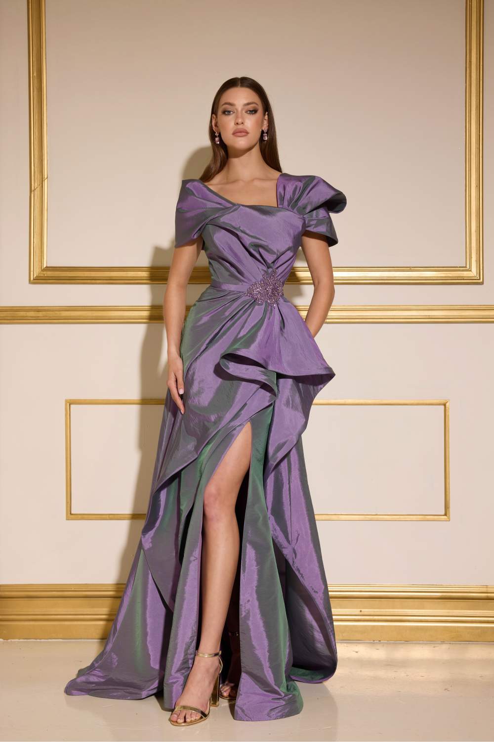 Formal Dresses Long Formal Slit Evening Dress Purple