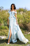 Formal Dresses Long Evening Overskirt Formal Dress Powder Blue