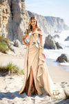Formal Dresses Long Evening Overskirt Formal Dress Rose Gold
