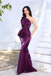 Formal Dresse Mermaid Long Evening Formal Dress Plum