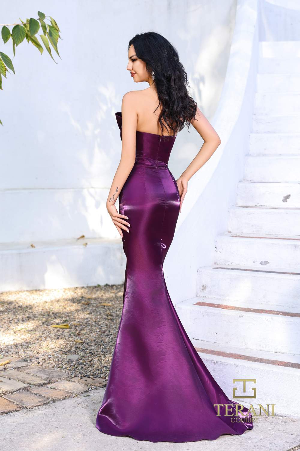 Formal Dresse Mermaid Long Evening Formal Dress Plum