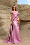Formal Dresses Long Formal Fitted Evening Dress Rose