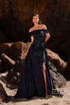 Formal Dresses Long Formal Fitted Evening Dress Navy